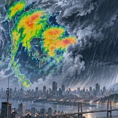 泰国发布第10号强降雨警报!曼谷八成区域有雨,安达曼海浪或超3米