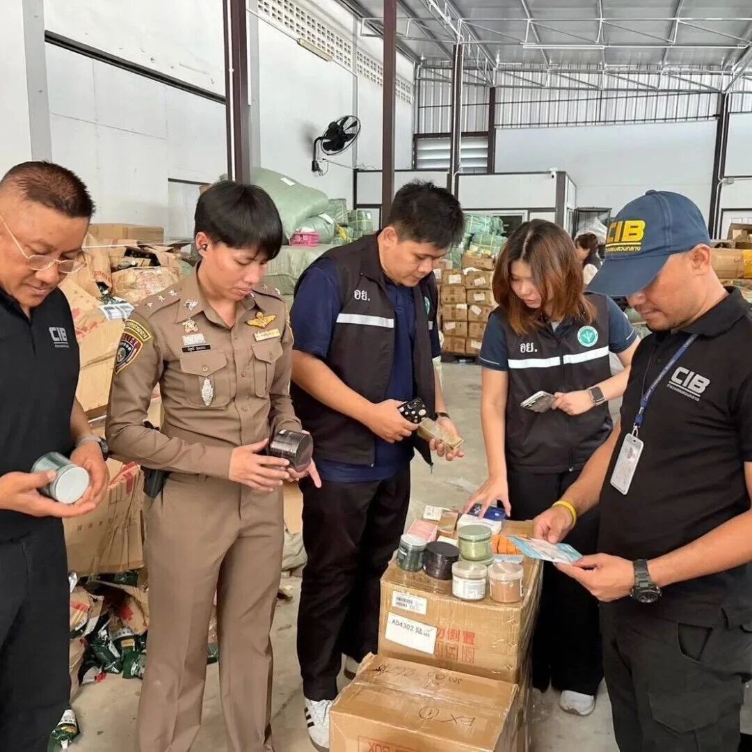 泰国查获44万余件问题化妆品!涉案中国籍女子被指订货