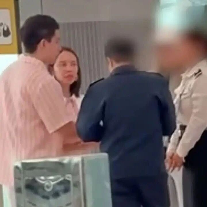 为了一瓶水,泰国女网红大战机场安检员!