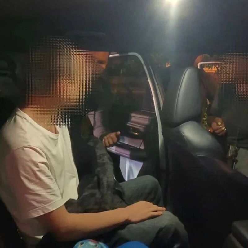 泰南合艾警方追捕40公里 截获涉非法入境中国男子