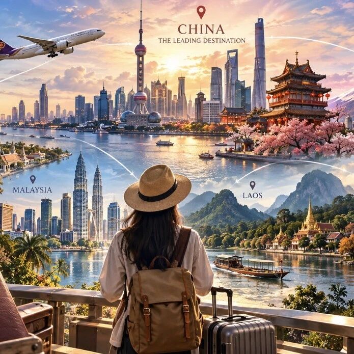 泰国人去年出境一千三百零六万人次,境外消费五千五百九十亿铢