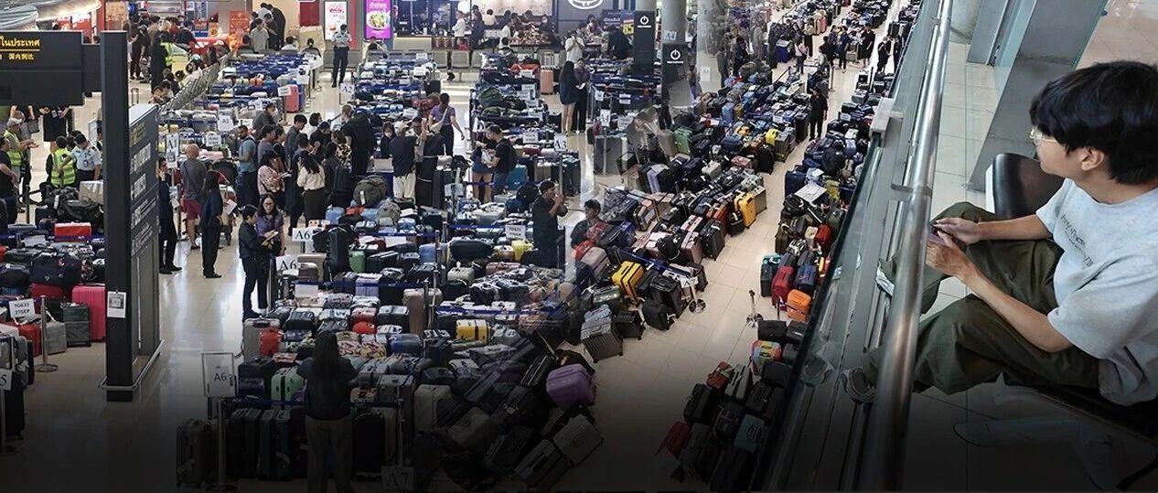 泰国航空大批航班取消 约5600件行李滞留素万那普机场