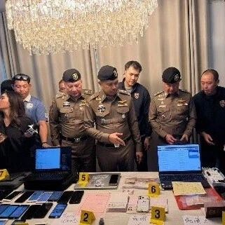 泰警突袭曼谷千万级豪宅 捣毁中国籍人员操控的诈骗与网赌窝点