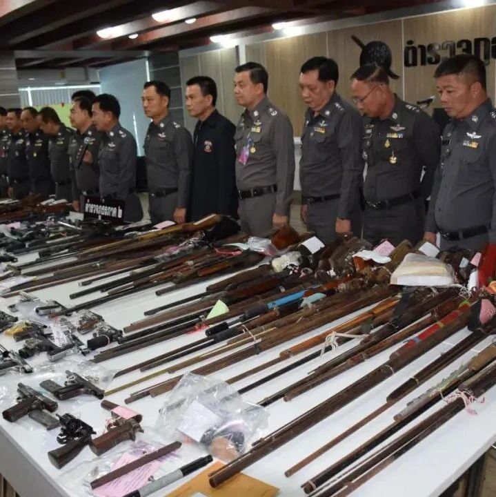泰国警方25府联合治安清查:通报拘捕587名嫌疑人