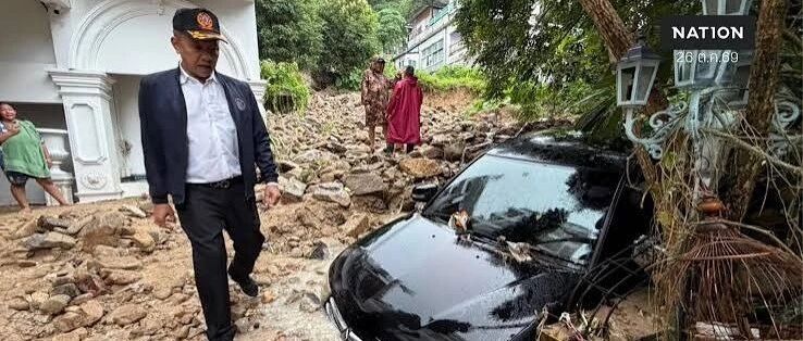 50年一遇!强降雨引发山洪,泰国普吉芭东一夜变废墟