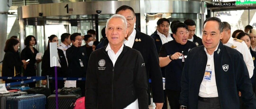 近1万件行李积压,泰副总理亲赴素万那普机场协调