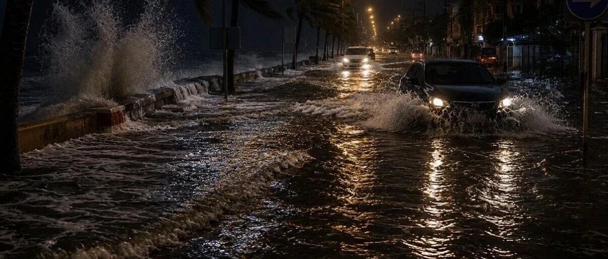 曼谷迎新一轮降雨与海水顶托双重风险 东京连续34天降雨破140年纪录