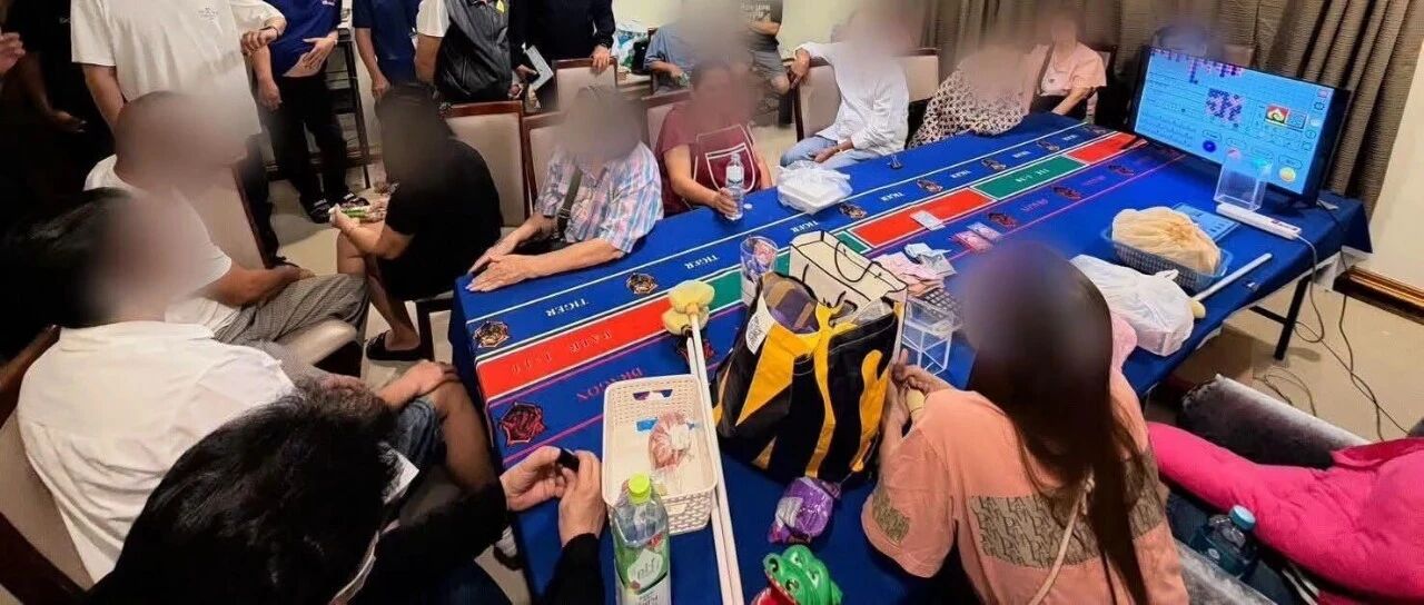 芭堤雅警方突袭海鲜餐厅 二楼暗藏“龙虎”赌场 柬埔寨女子充当荷官