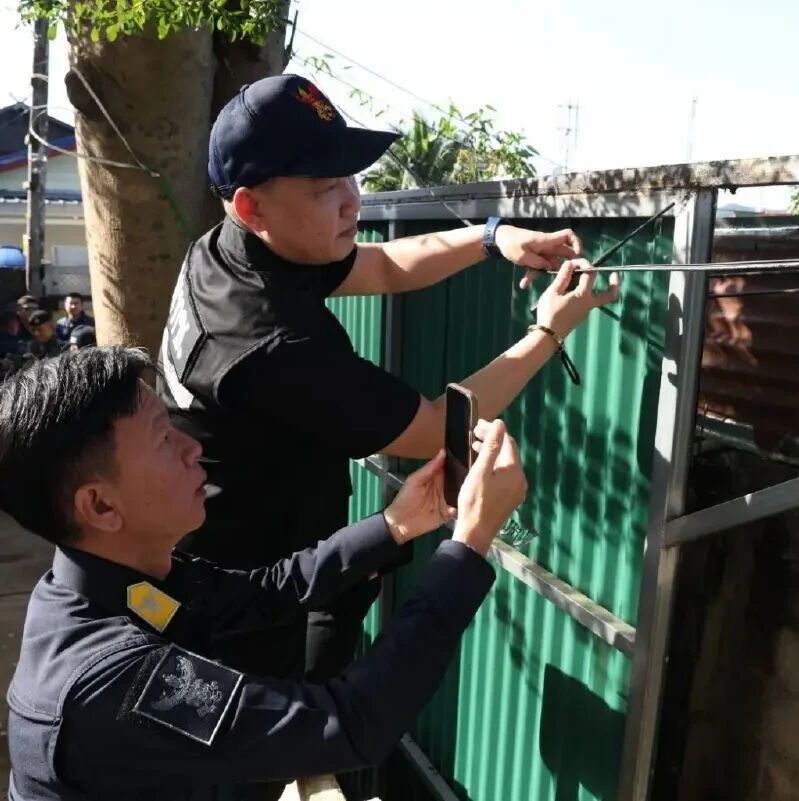 泰国民宅光纤直通缅甸赌场被查 警方搜查北碧北榄4处地点