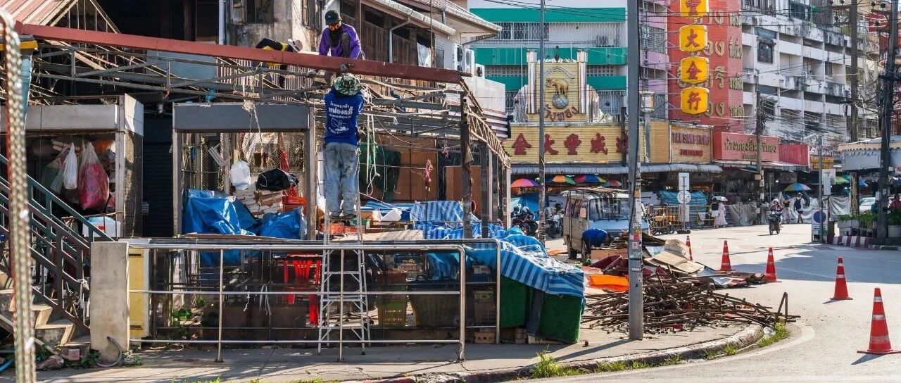清迈市政府铁腕整治公共空间 瓦洛洛市场周边违建遭拆除