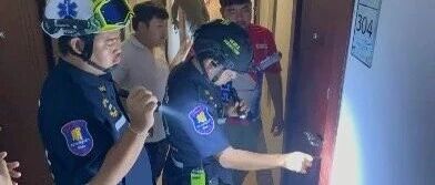 整栋楼都被浓烟惊醒,他却还在睡!芭堤雅一外国男子险酿祸